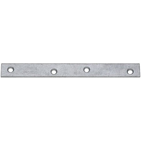 National Hardware Mending Brace, 8 in L, 7/8 in W, Steel, Galvanized, Screw Mounting N220-350