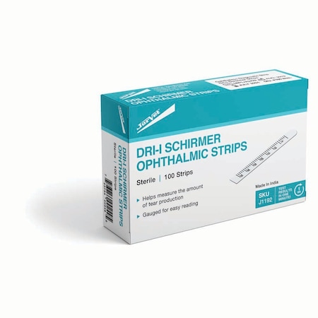 Jorgensen Laboratories Dri-I Schirmer Opthalmic Test Strips, 100PK J1192