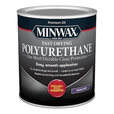 Minwax Finish, 1 qt, Satin, Clear 63010444