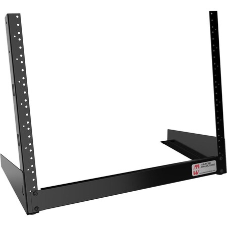 Hammond 8U 2 Post Desktop Rack HDR8UBK