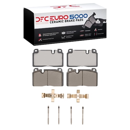 Dfc 5000 Euro Ceramic Disc Brake Pad Set,  1600-1663-01