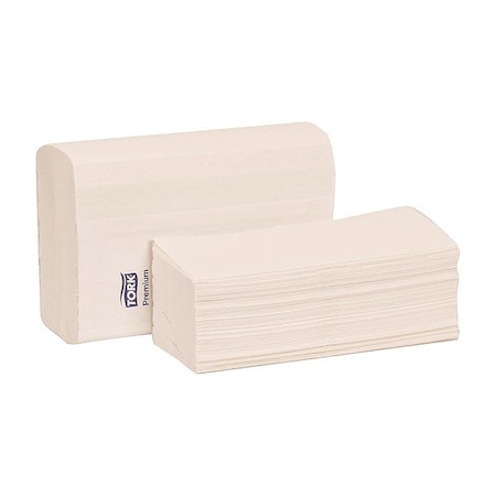 Tork Multifold Paper Towel Sheets, 1 Ply, 250 Sheets, White, 12 PK 420580