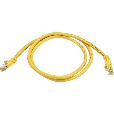 Monoprice CAT5E 24AWG UTP ETHERNET NETWORK PATCH CABLE, 3FT YELLOW 2135