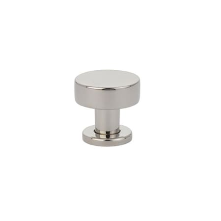 Patioplus Cadet 1.25 in. Cabinet Knob, Bright Nickel PA1647269
