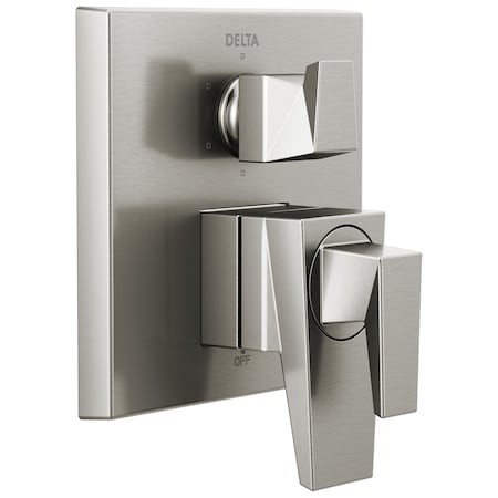 Delta Trillian: Two-Handle Monitor 17 Series Valve Trim With 6-Setting Diverter T27943-SS-PR