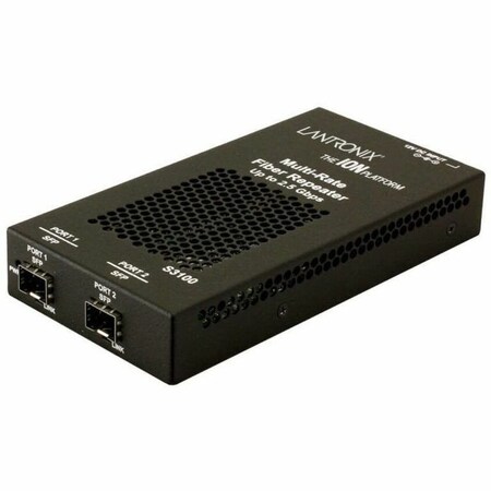 Transition Networks MULTI-RATE FIBER TO FIBER REPEATER -NA POWER SUPPLY S3100-4040-NA