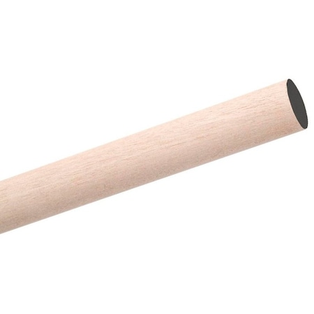 Waddell Dowel Rod, 1/8 in Dia, 48 in L, Birchwood 6702UB