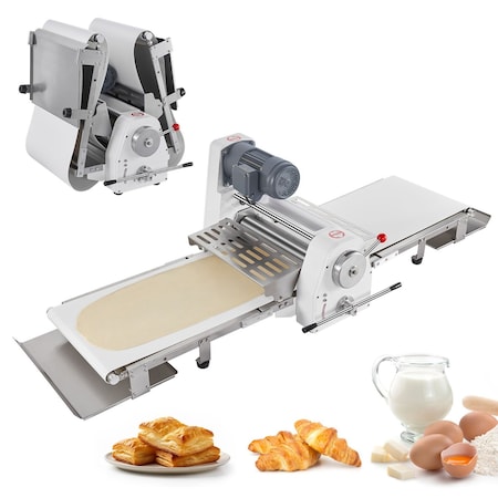 Vevor Commercial Electric Dough Sheeter Machine 19.7 in Dough Roller Pastry Press SPL520