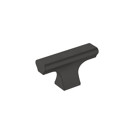 Amerock Status 2 inch (51mm) Length Matte Black Cabinet Knob, 10PK 10VMP36836FB
