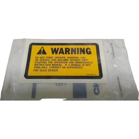 Cnh DECAL, CNH OEM 73107895 73107895