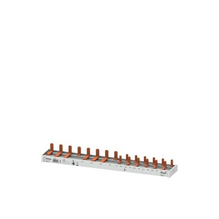 Siemens compact Pin Busbar 10mm2 connection: 3p/N RCCB N-right 1x RCCB 4-pole+1x MCB 5ST3795-4