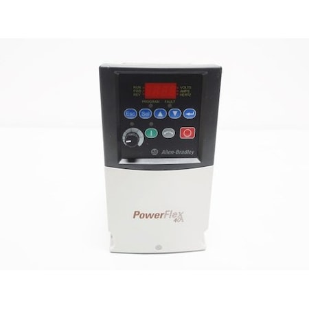 Allen Bradley POWERFLEX 40 AC VFD DRIVE 480V-AC 0-400HZ 1HP 22B-D2P3N104