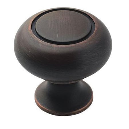 Amerock BP53011-ORB 1.25 in. Round Knob - Oil Rubbed Bronze A53011 ORB