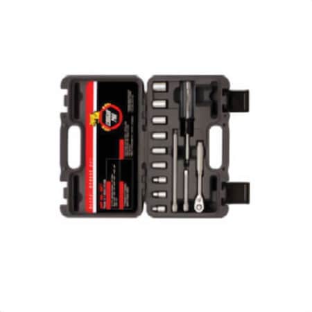 Wright Tool Standard Socket Set, ASME B107.1, ASME B107.10, 6 Points, 1/4 in Drive, 13 pc, Circular A21