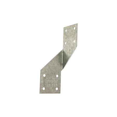 Simpson Strong-Tie Co Hurricane Tie 4.63" H X 1.69" W 18 Ga. Galvanized Steel, 100PK H3