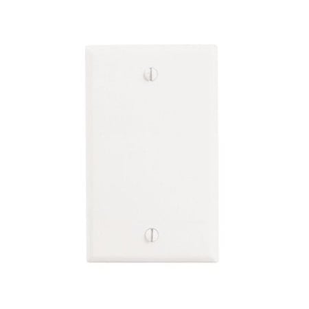 Leviton White 1 gang Thermoset Plastic Blank Wall Plate 1 pk 88014-000