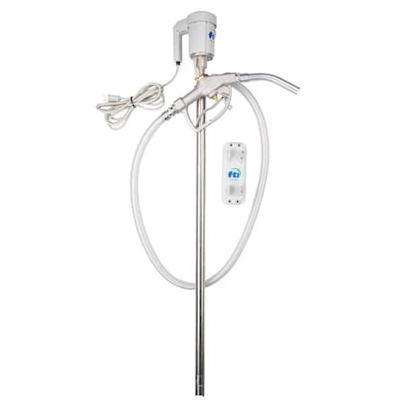 Finish Thompson Electric Drum Pump, 115VAC, TEFC, 17 gpm M EFS-40 AND S1 KIT