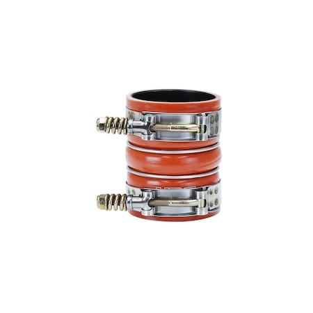 Hps Performance Silicone Intercooler Boot Hose with Clamps, Orange, , replace OEM part # 8C3Z-6N651-A 57-2236