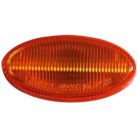 Hino 338 Year 2012 Oval Side Turn Signal Lamp Replacement Miniature Lamp - Amber LED Amber Lens