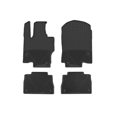 Weathertech Black, Front and Rear All Weather Floor Mats W606-W641