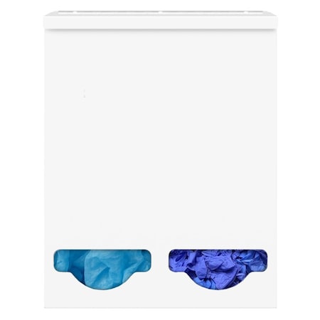 Origin Dispensing Solutions Bulk Dispenser-Double-Tall-White Steel BK21X04WH