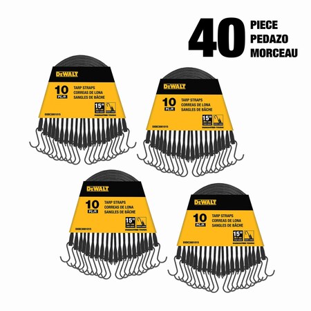 Dewalt TARP STRAPS 15", 40PK DXBC3001015-40