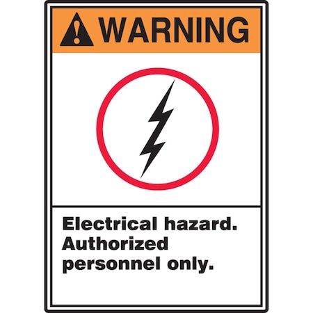 Warning Safety Label