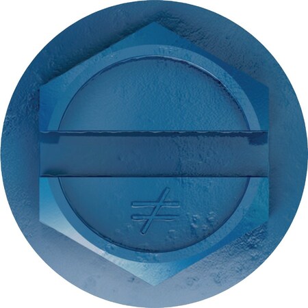 Simpson Strong-Tie Titen Turbo 1/4''x2-1/4'' Hex-Head Concrete & Masonry Screw Blue, 25 Ct. TNT25214HC25