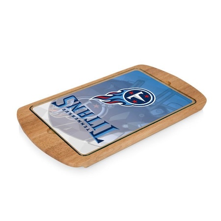 Picnic Time Family Of Brands NFL Tennessee Titans - Billboard Glass Top Serving Tray 911-01-505-314-2