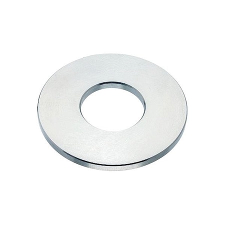 Zoro Select Flat Washer, For Screw Size 1 in , Aluminum Plain Finish WASB80RAL