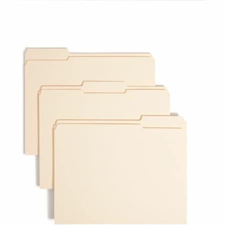 Zoro Select Pressboard Folder Super Tab, Manila, PK100 10434