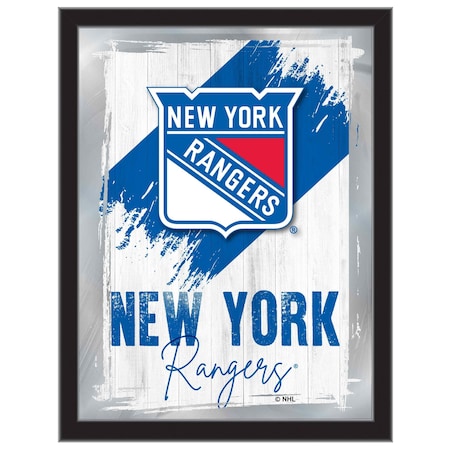 Holland Bar Stool Co New York Rangers 17 in.x22 in. Logo Wall Mirror MLogo