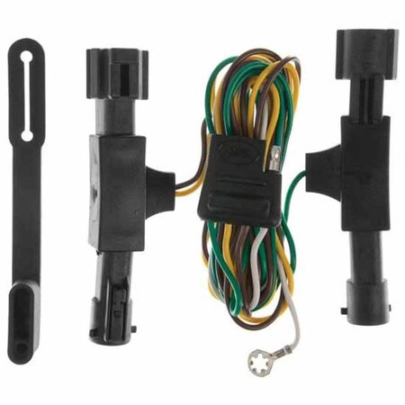 Ilc Repl. For Ford Bronco Year 1992 4 Way Flat Output Custom Wiring Harness Connects Tail Brake Tu WZ-ETL7-T