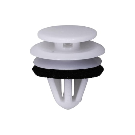 Auveco Honda Trim Panel Retainer with Sealer- White Nylon, 15PK 21638