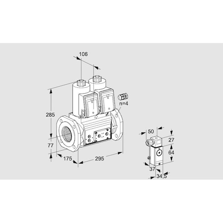 Honeywell Kromschroder Solenoid Valve for Gas, Class A, 500 mbar, IP65 Rated KS88205030