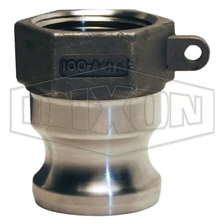 Dixon Type A Cam and Groove Adapter, 2 in, Male Adapter x FNPT, Hastelloy CW12MW, Domestic 200-A-HA