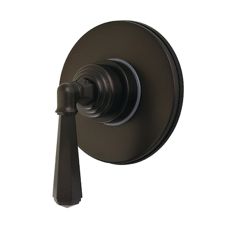 Kingston Brass Single-Handle Six-Way Diverter Valve with Round Trim Kit, Oil Rubbed Bronze KS4035HL