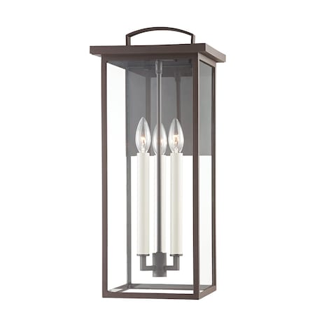 Troy Lighting Eden 4 Light Wall Sconce 9.5 In. Textured Bronze B7523-TBZ