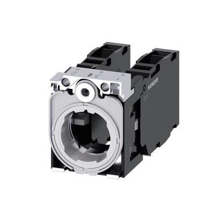 Siemens holder, 3-way, metal, 1 NO+1 NC, 1 NO+1 NC, screw terminal 3SU1510-1AA10-1LA0