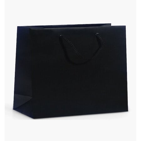 Nashville Wraps Black Matte Gift Bags, Vogue 16x6x12, 10PK MTVMBK