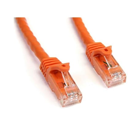 Ezgeneration 10 Ft Orange Snagless Cat6 Patch Cable EZ538211