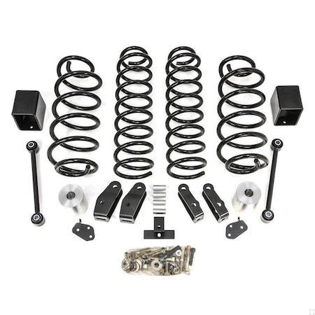 Readylift 2.5IN COIL SPRING LIFT KIT(BLACK SPRING W/SHOCK EXTENSIONS)18-C JEEP J 69-6827