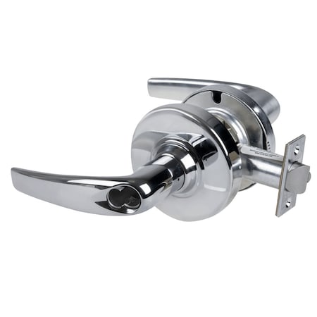 Schlage Grade 1 Entrance/Office Lock, Athens Lever, FSIC Prep Less Core, Bright Chrome Finish, Non- ND50JD ATH 625