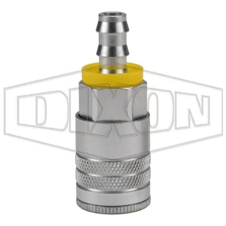 Dixon Air Chief Industrial Automotive Quick Connect Coupler, 3/8 in Nominal, Quick Connect Coupler x Hose DC2644L