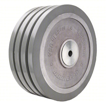 Hamilton Caster Wheel, 12"dia, 5,650 lb, Gray W-1240-SWF95-1