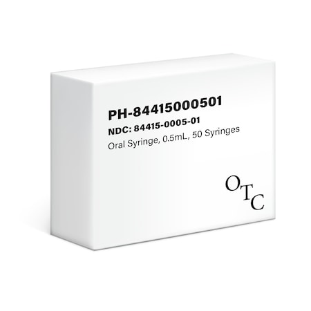 Poly-Vi-Sol Oral Syringe, Yellow, 0.5mL, 50PK 09-24674