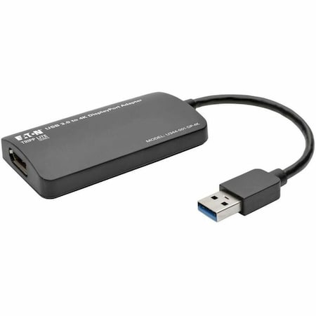 Tripp Lite series U344-001-DP-4K Graphic Adapter - USB 3.0 - 1 x DisplayPort, DisplayPort U344-001-DP-4K