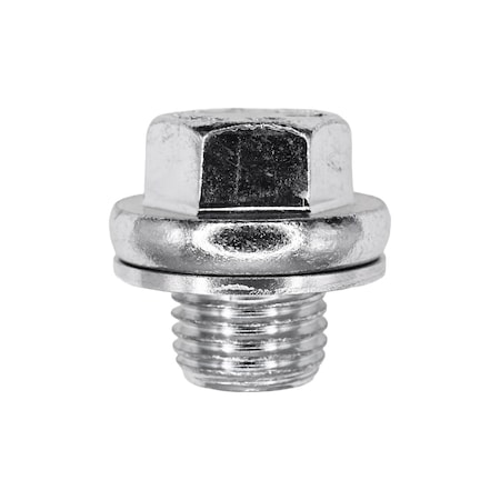 Auveco Oil Drain Plug-14mm Short Body with Gasket, 5PK 16308