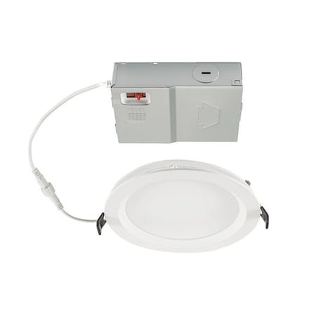 Keystone 6in Circular LED Recessed Wafer Downlight feat. Color Select, 13W, 2700/3000/3500/4000/5000K, 90CRI,  KT-WDLED13-6B-9CSF-FDIM