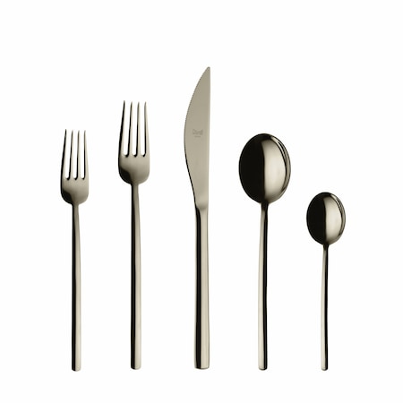 Mepra Due Champagne Flatware  Set - 5 Pcs. 109222005